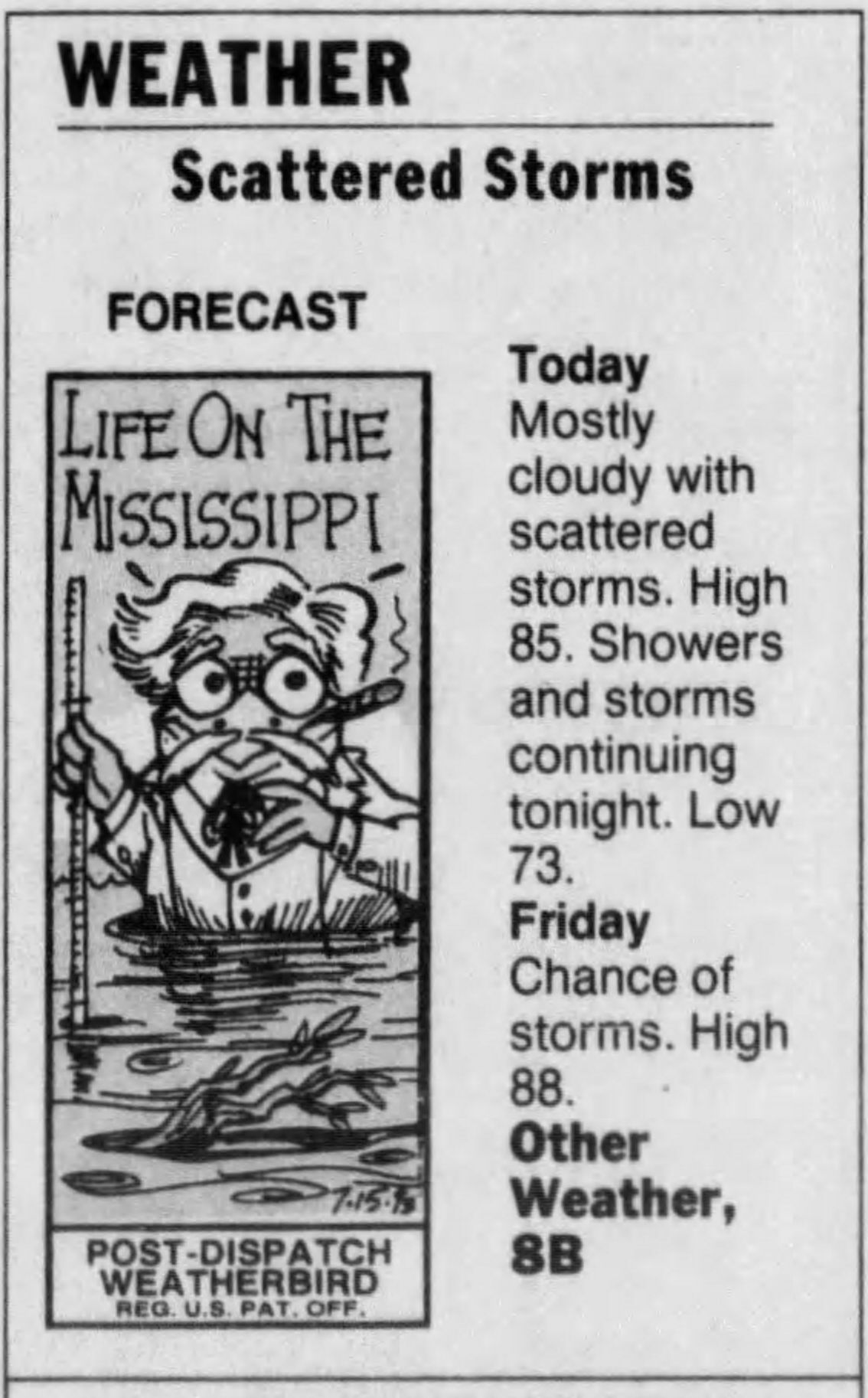 July 15, 1993, Weatherbird